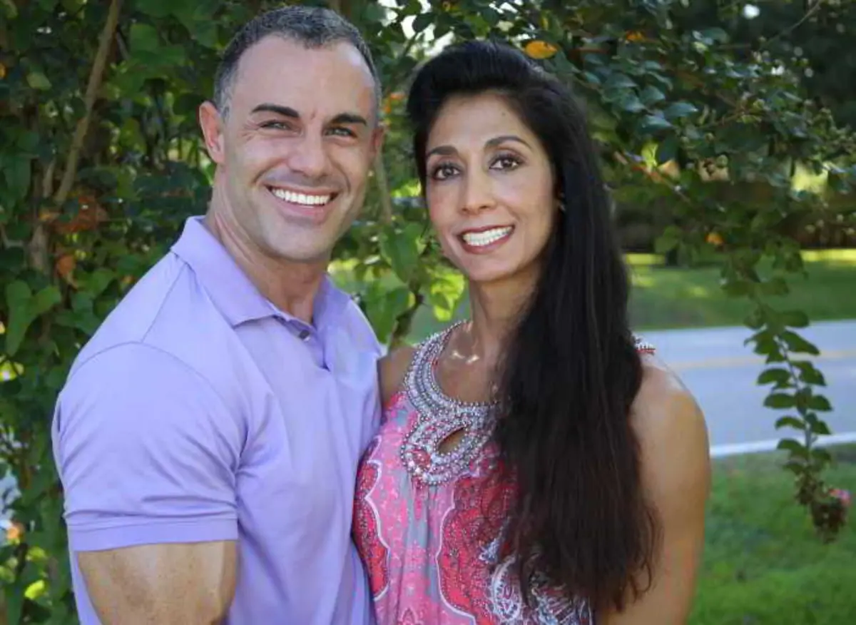 Dr. Pournik and her husband